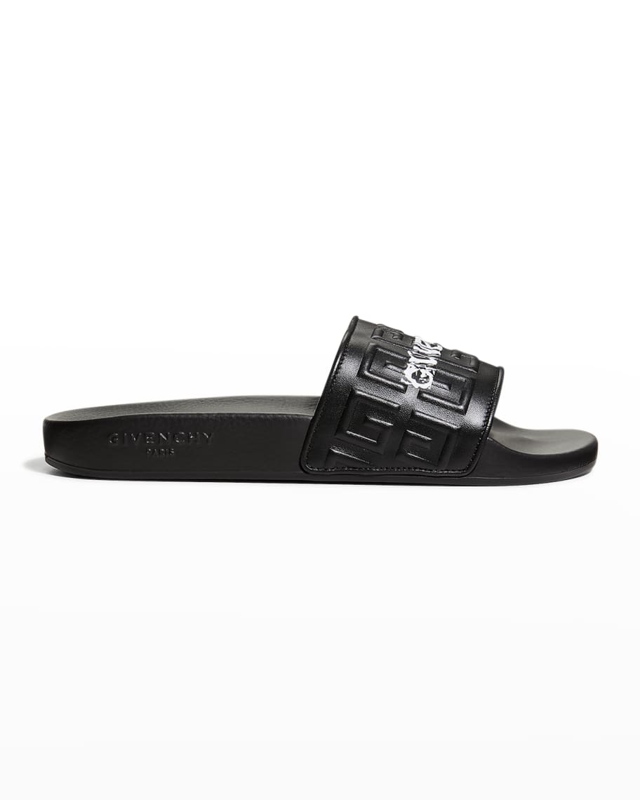 Givenchy 4G Logo Pool Slide Sandals | Neiman Marcus