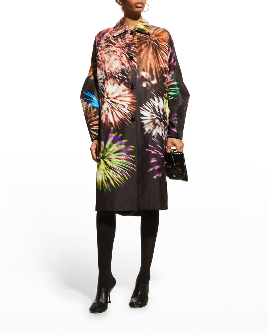 Dries Van Noten Romano Firework Top Coat | Neiman Marcus