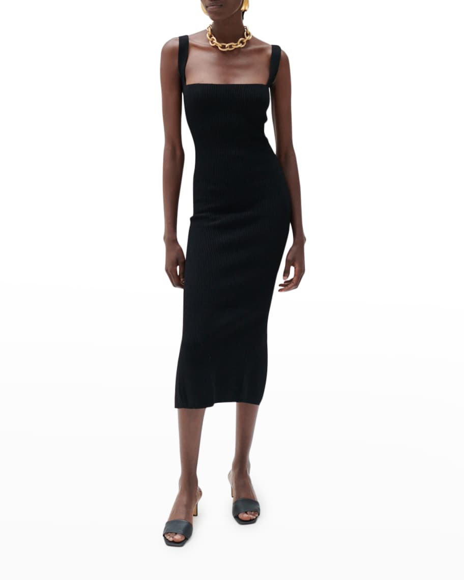Ronny Kobo Etia Midi Knit Bodycon Dress Neiman Marcus