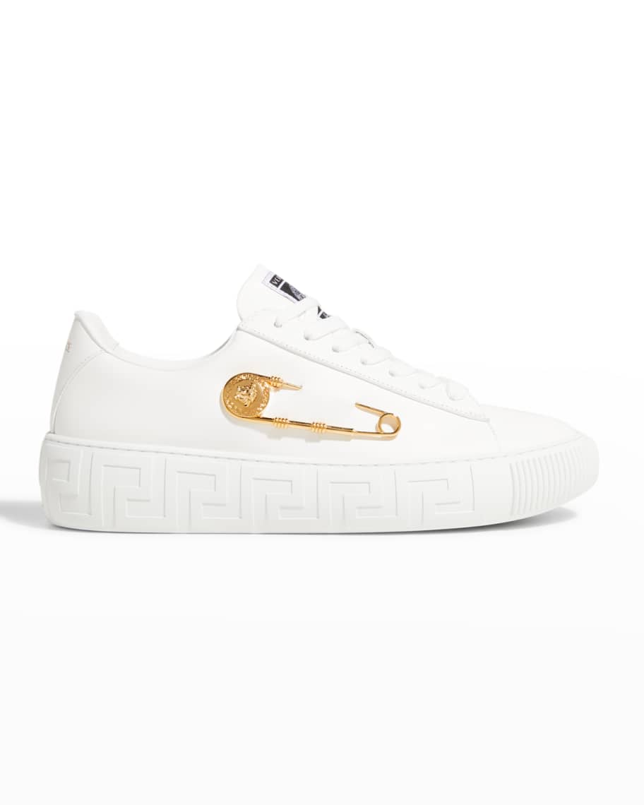 Versace safety pin trainers hotsell