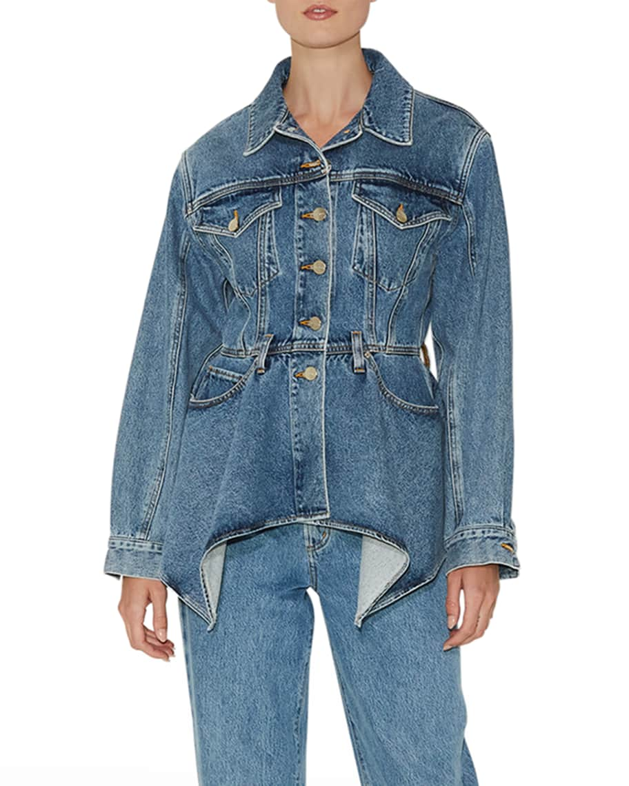 Louis Vuitton Frayed Hem Denim Jacket