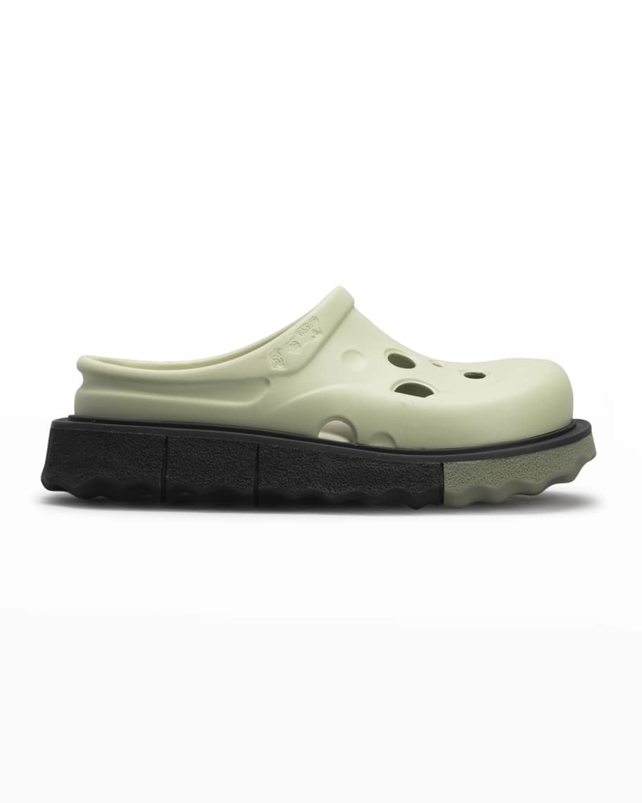 off white sponge sole meteor rubber slides