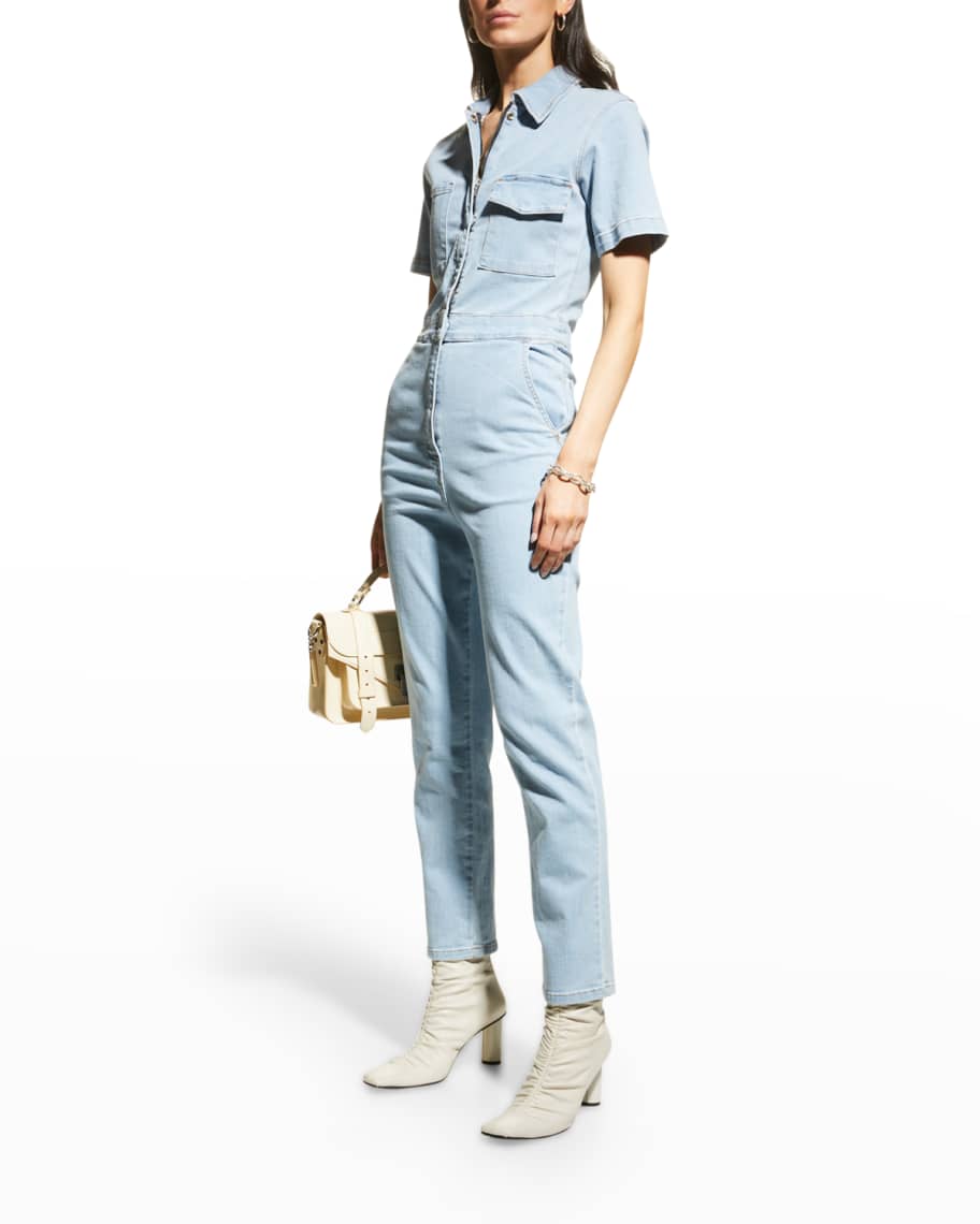 Marc Jacobs Denim Zip Jumpsuit