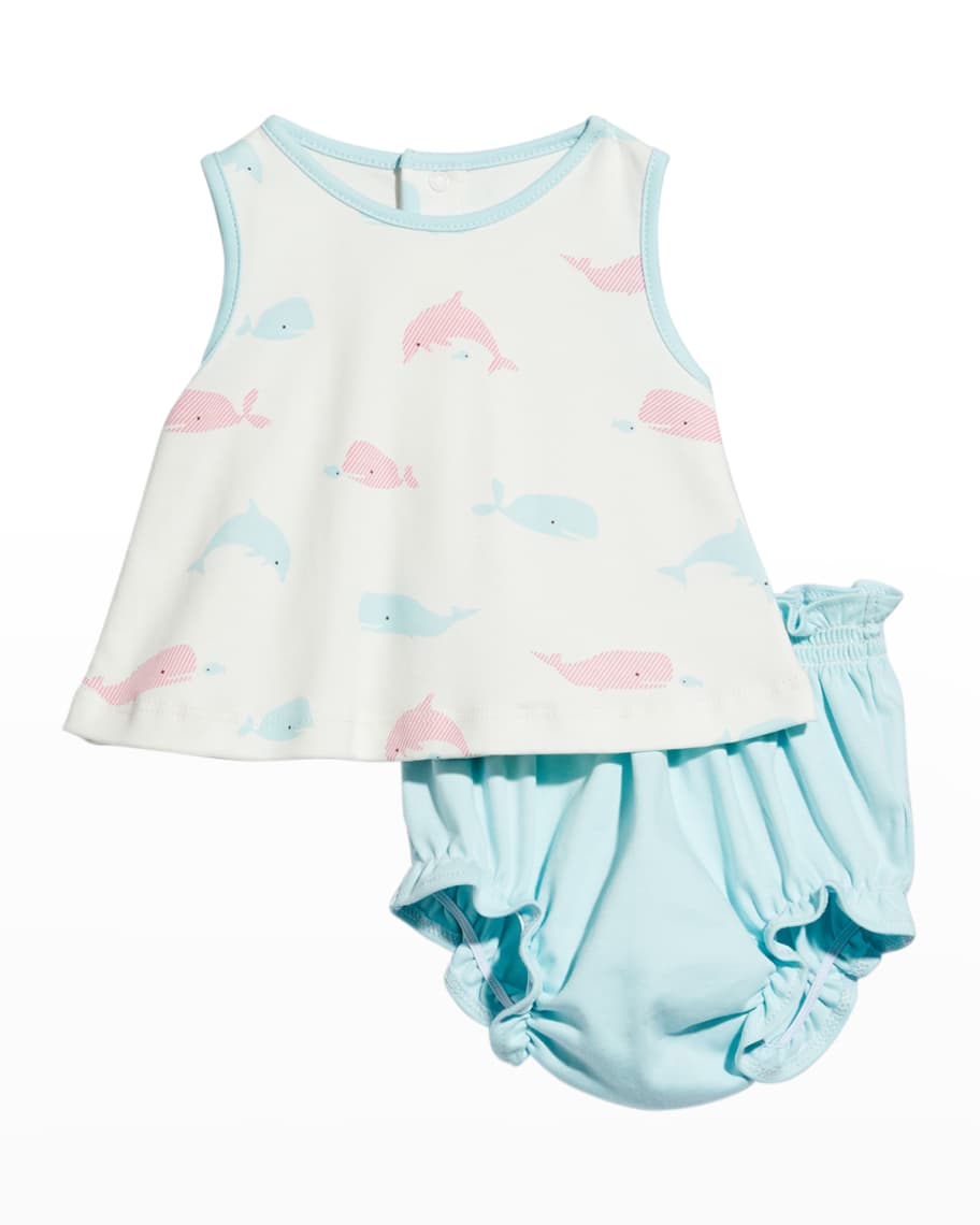 Kissy Kissy Sails n Whales Dress Set main image 1