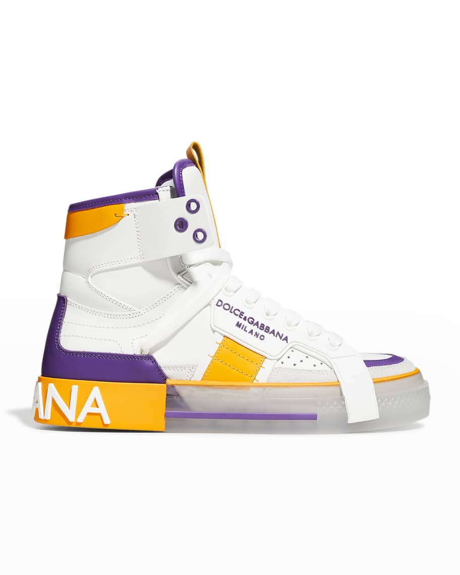 dolce and gabbana mens high top sneakers