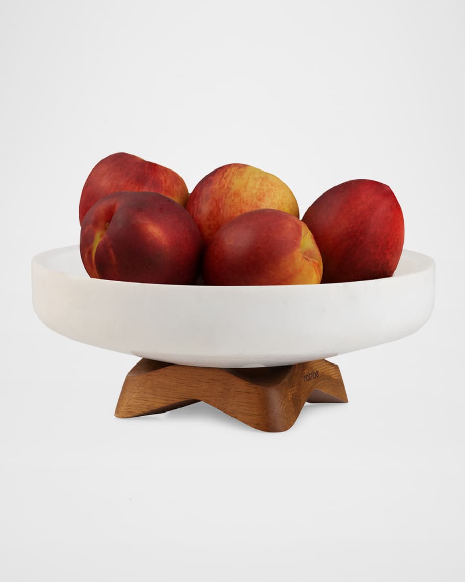 Nambe Chevron Fruit Bowl