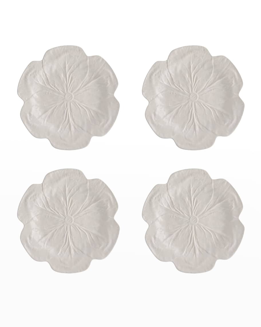 Bordallo Pinheiro Cabbage Dinner Plates, Beige - Set of 4