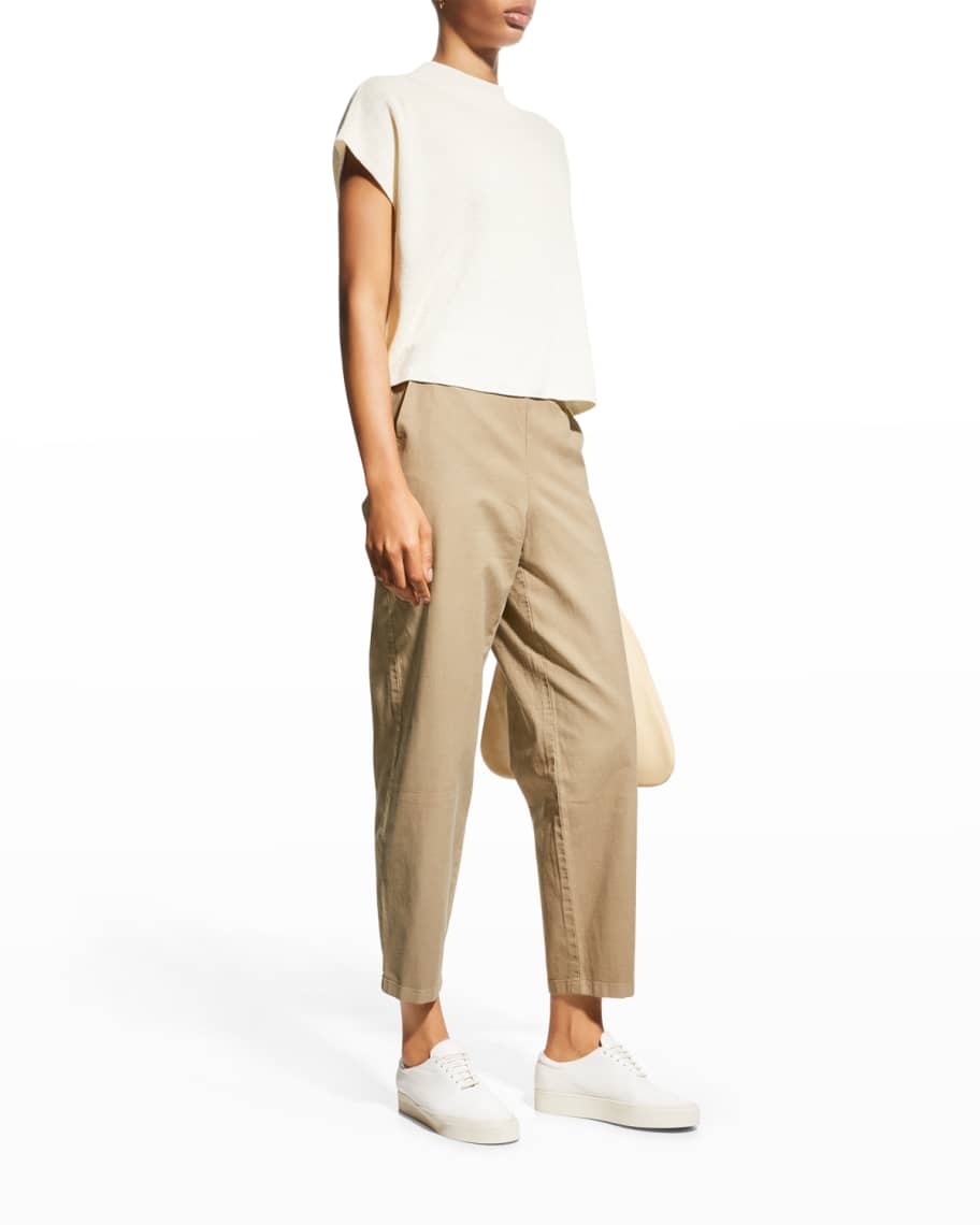 Eileen Fisher Organic Cotton Hemp Stretch Lantern Pants Neiman