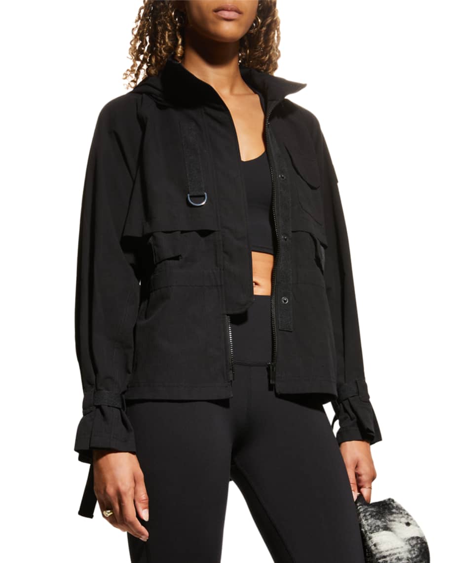 aloウエア Alo Yoga Detachable-Hood Wind-Resistant Surplus Jacket
