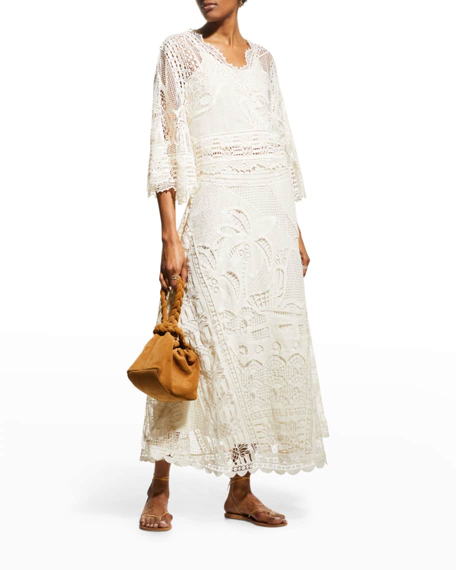 lace bateau neckline wedding dress Long Sleeve Illusion Neckline Lace Ball Gown Wedding Dress – heuloria main image 1