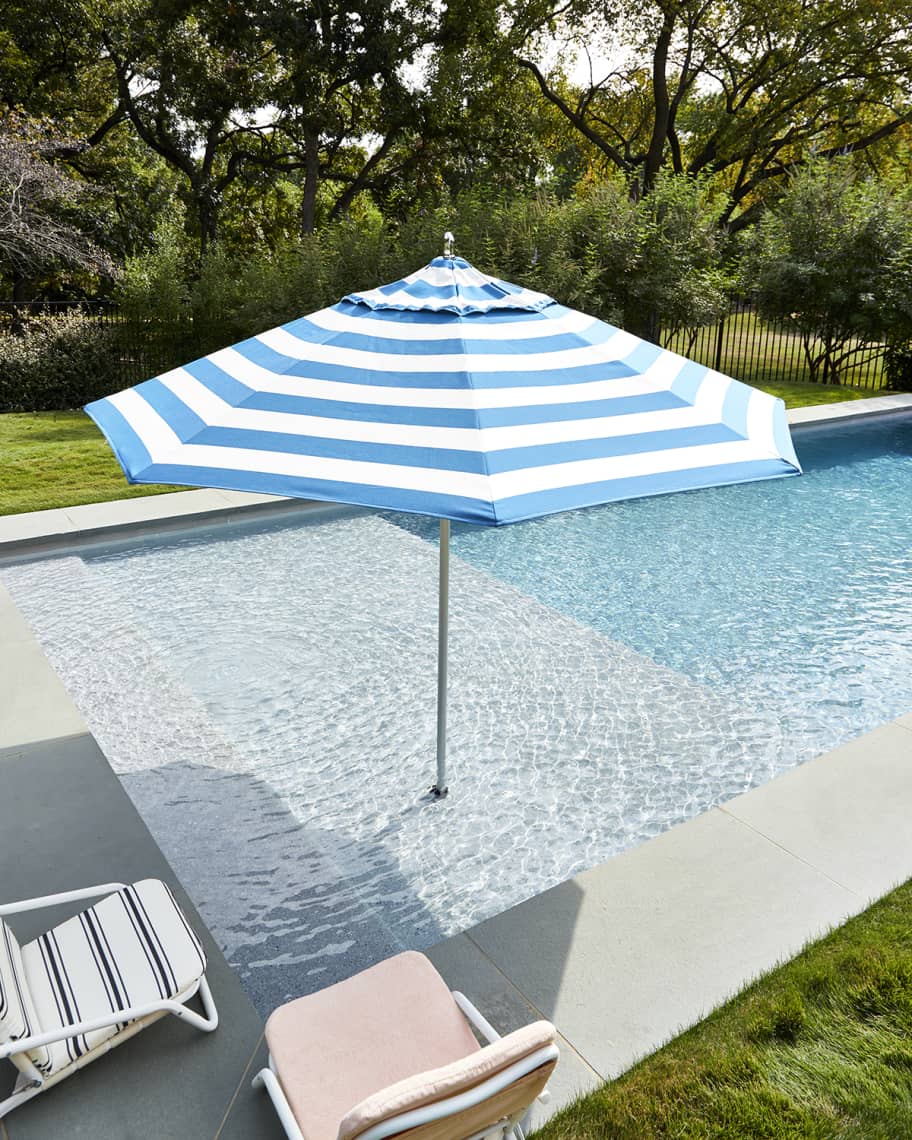 Exclusive 9' Commercial Grade Umbrella with Base Neiman Marcus