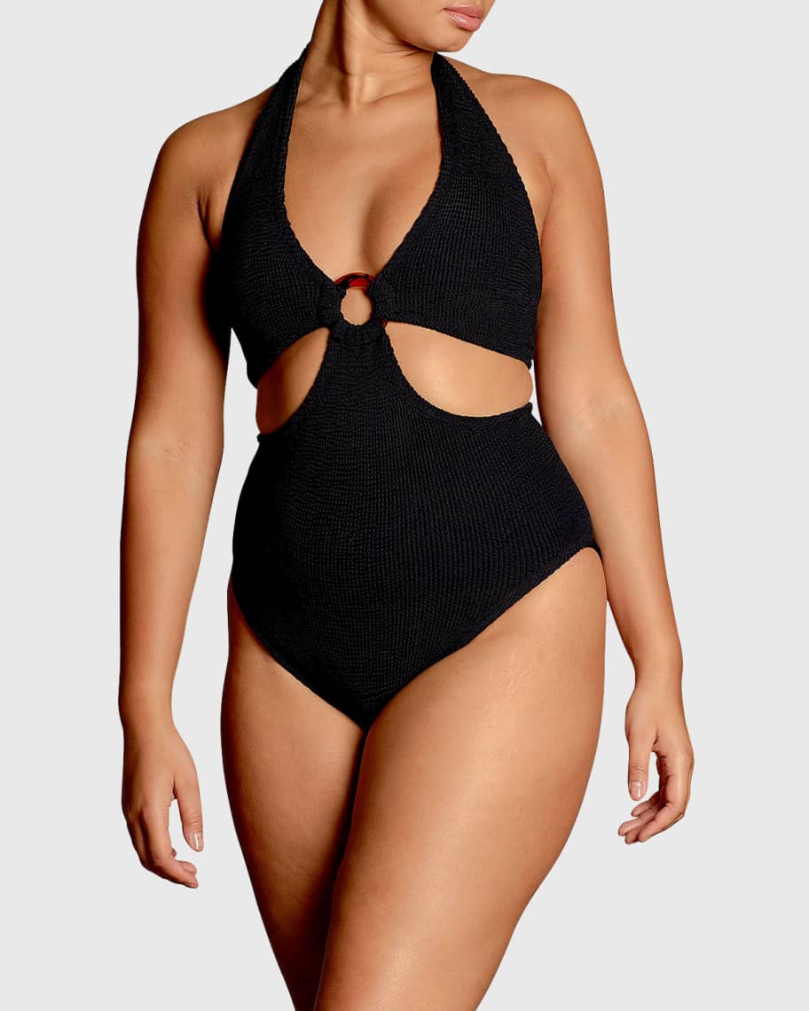 Louis Vuitton Lace Front One-Piece Swimsuit