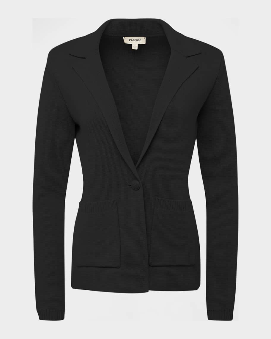 L'Agence Lacey Knit Blazer | Neiman Marcus