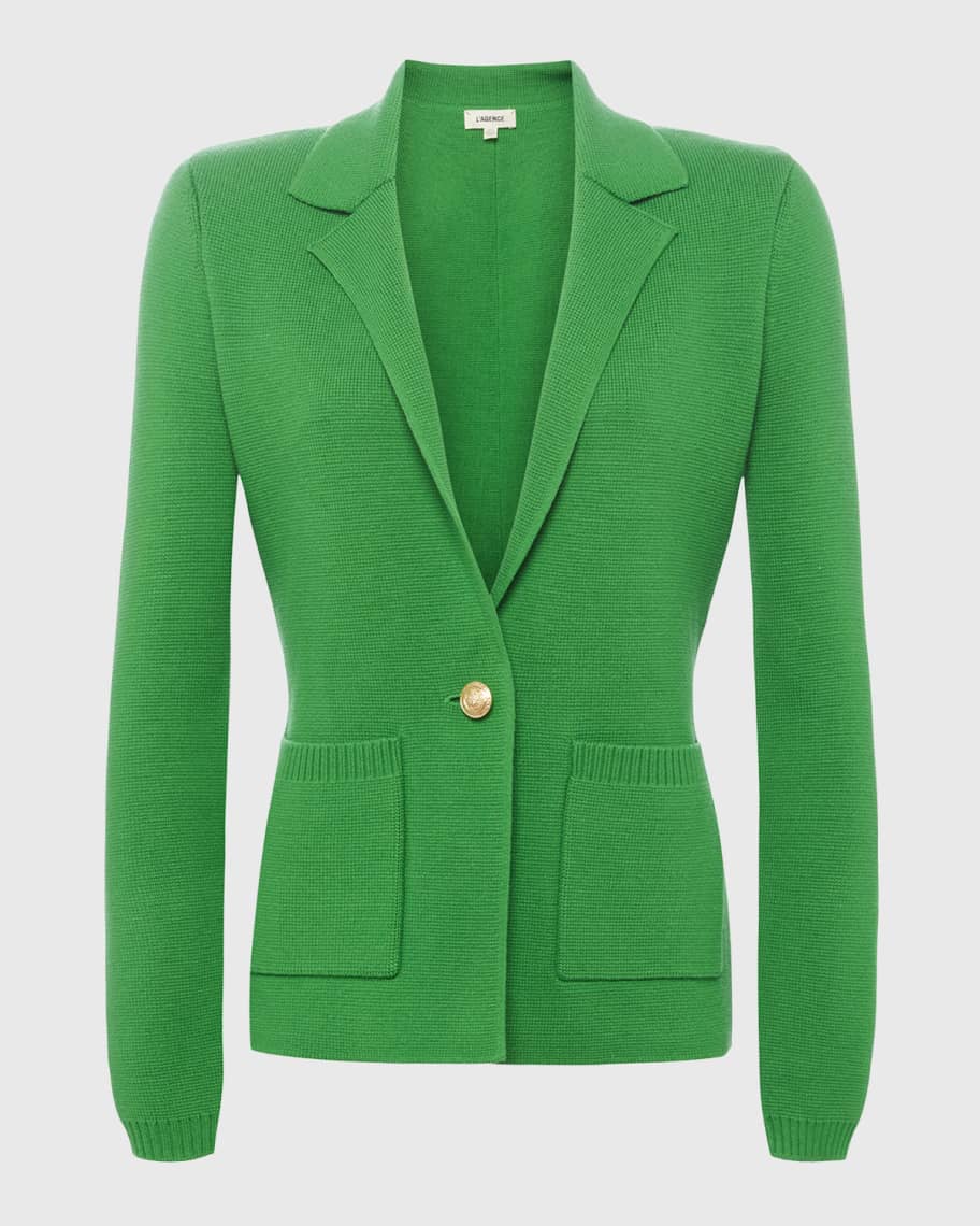 L'Agence Lacey Knit Blazer Neiman Marcus