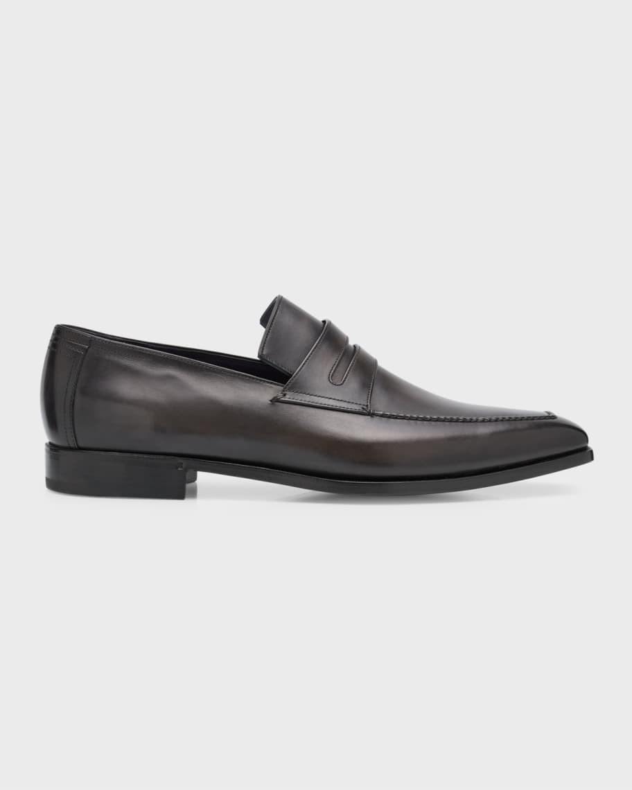 Berluti Men's Andy Demesure Leather Loafers | Neiman Marcus