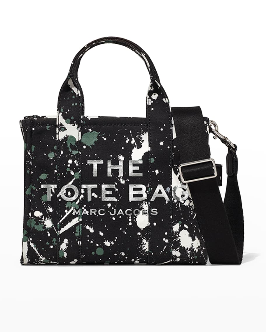 Marc Jacobs The Mini Paint-Splatter Canvas Tote Bag | Neiman Marcus