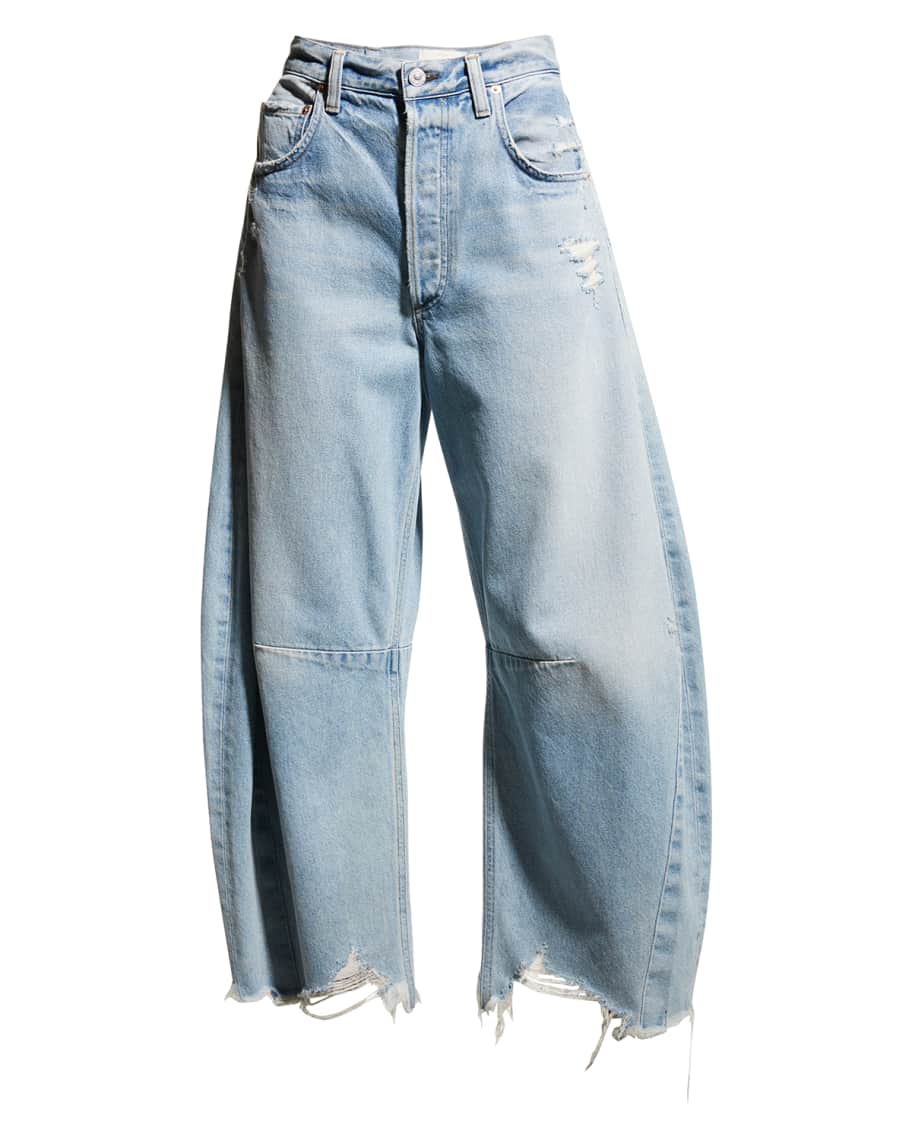 Citizens of Humanity Horseshoe Wide Leg Jeans Neiman Marcus