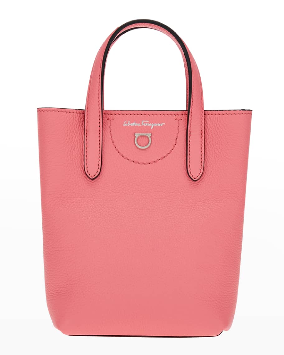 Ferragamo Gancio Leather Travel Tote Bag Neiman Marcus