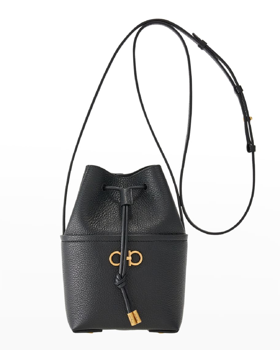 Salvatore Ferragamo Drawstring Bucket Bag - Free Shipping