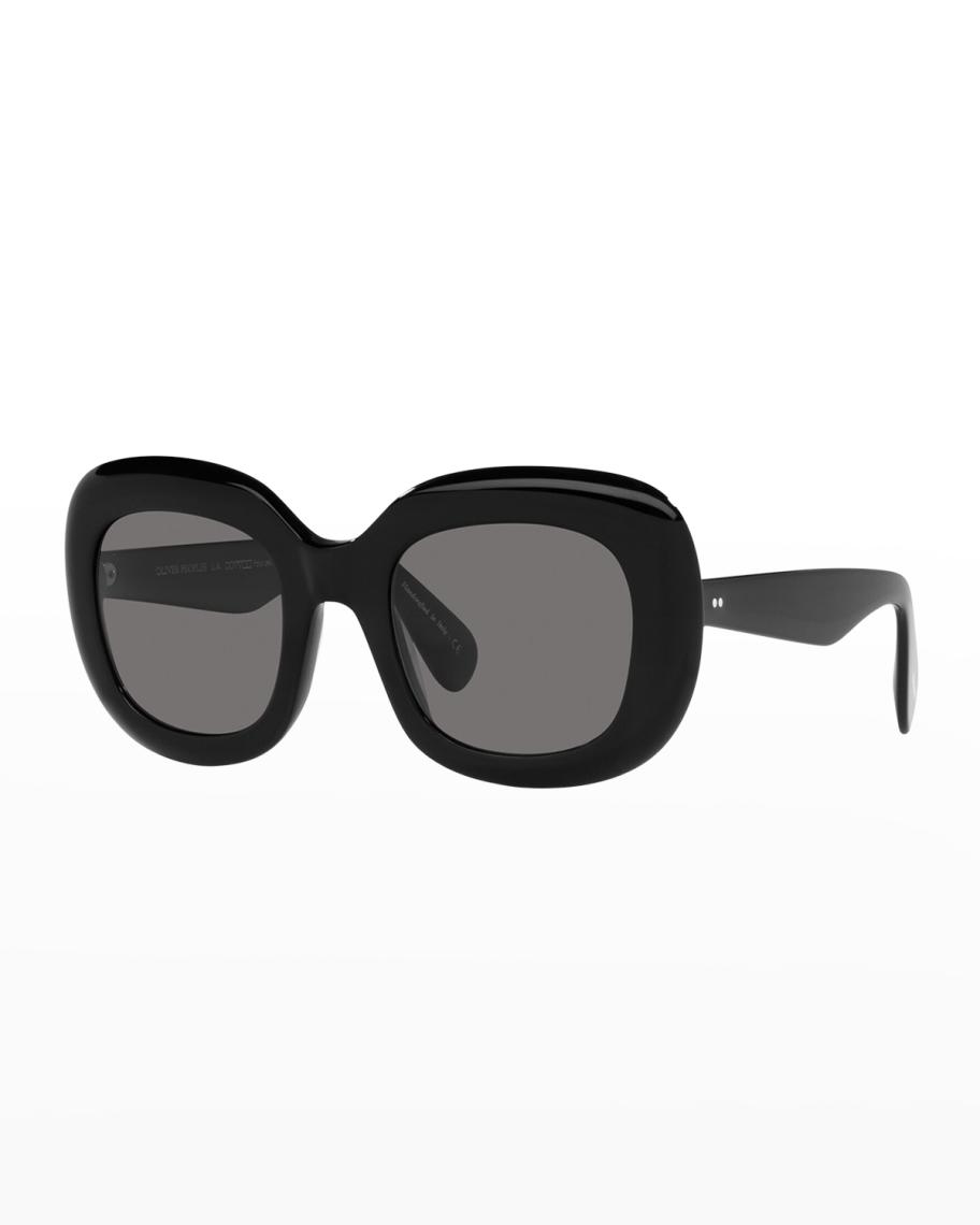 Occhiali Da Sole Oliver Peoples 0OV5479SU Jesson 100581 – Lenti Polarizzate Grigie – Nero Quadrato Donna