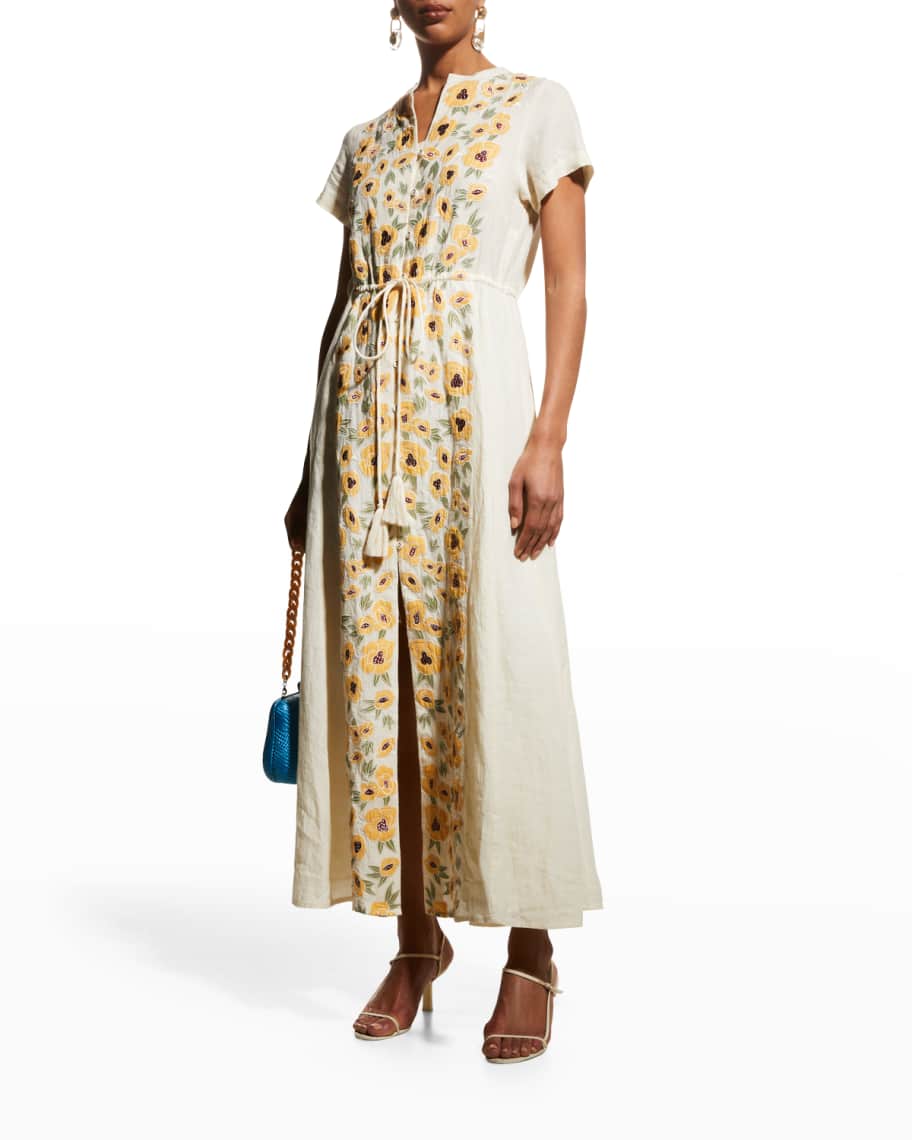 Carolina k embroidered dress clearance