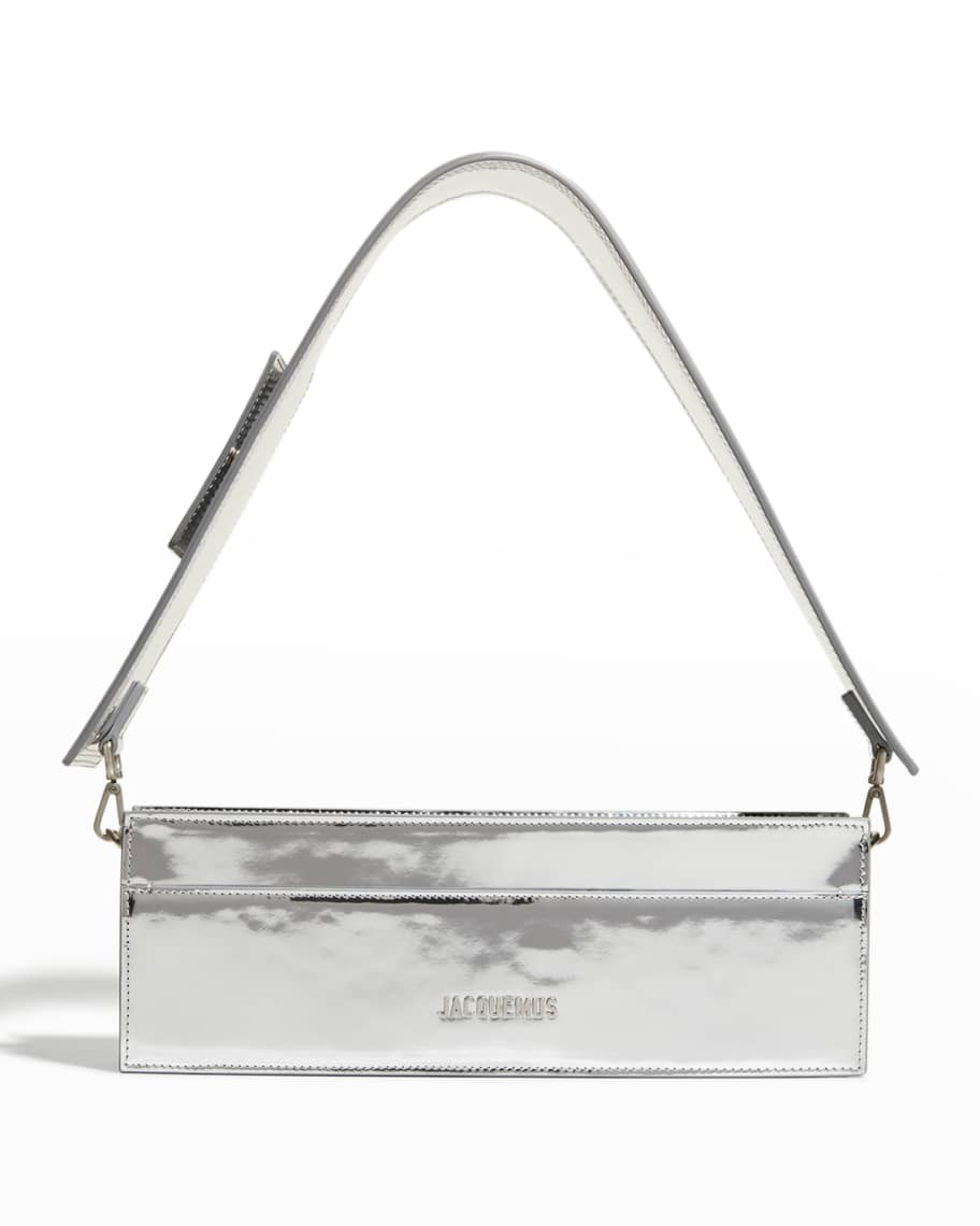 Jacquemus Le Ciuciu Suede Shoulder Bag in White