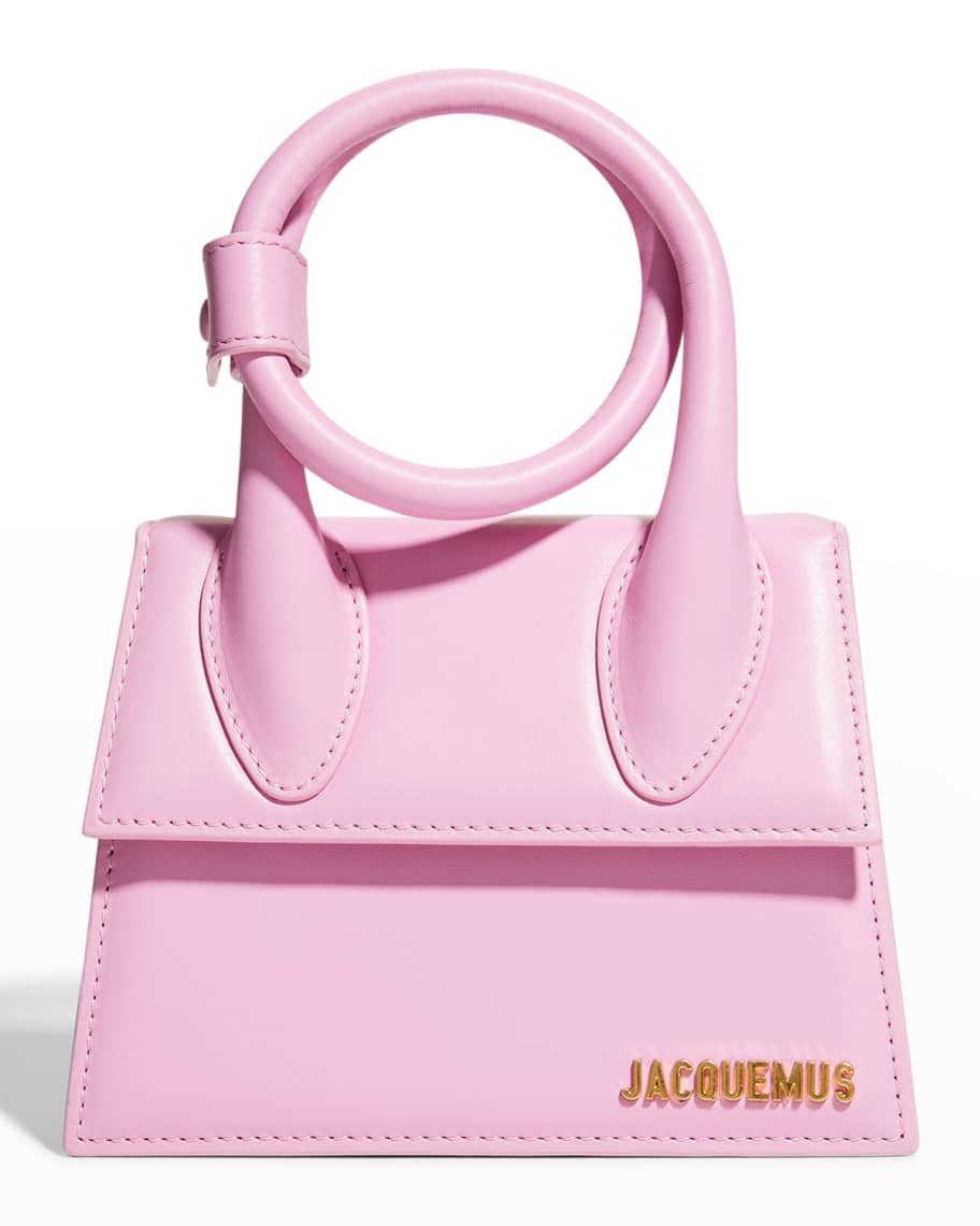 RARE JACQUEMUS Le Chiquito Noeud Top-Handle Shoulder Bag W/Dustbag