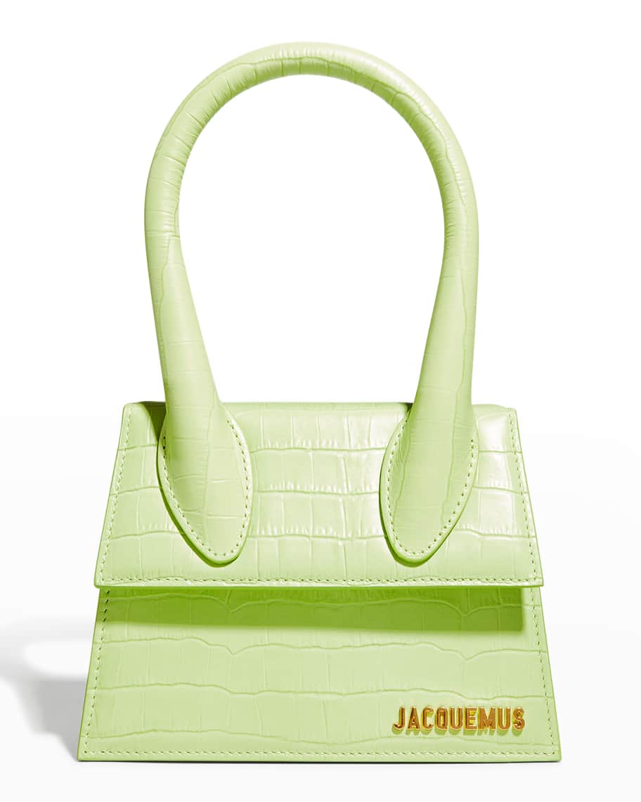 Le Chiquito bag Medium in Green Leather