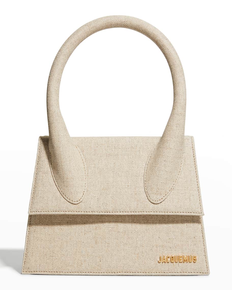 Jacquemus Le Grand Chiquito Linen Top Handle Bag Neiman Marcus
