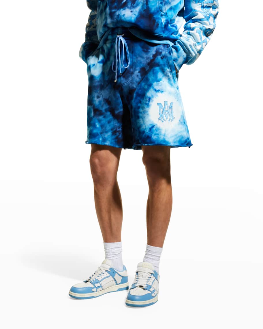 Amiri Men s Tie Dye Sweat Shorts Neiman Marcus
