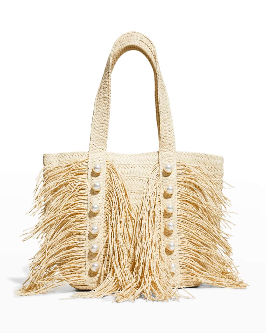 btb los angeles straw tote