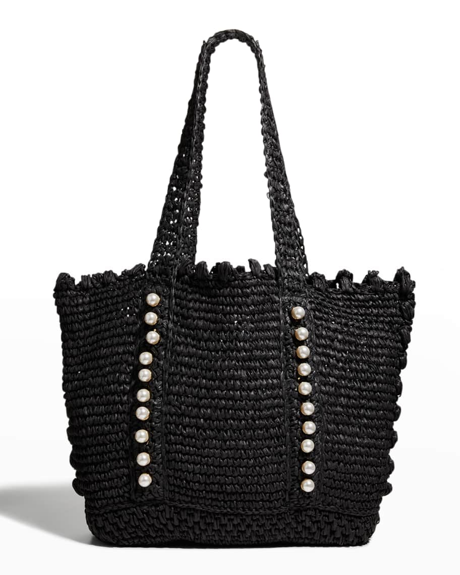btb los angeles straw tote