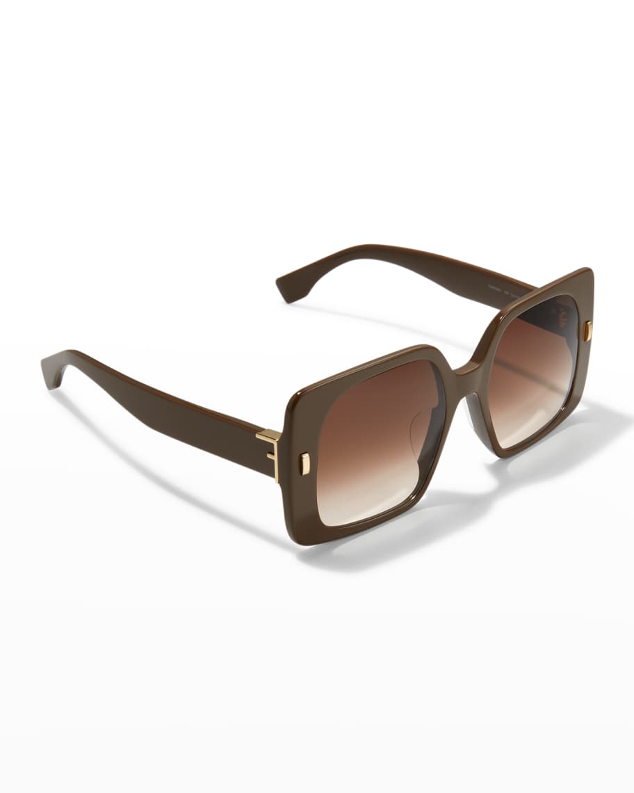 Fendi Oversized Square Acetate Sunglasses Neiman Marcus