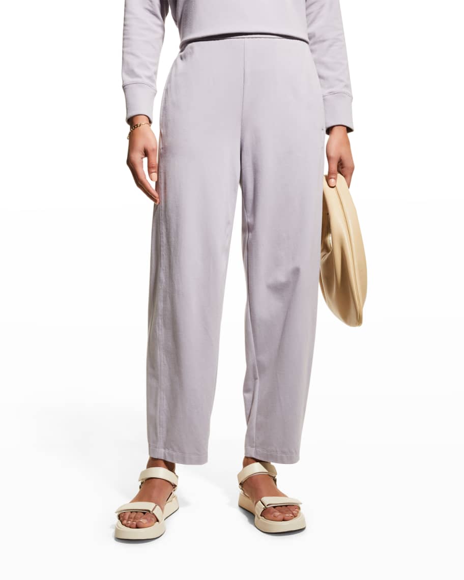 Eileen Fisher StraightLeg JerseyKnit Cropped Pant Neiman Marcus