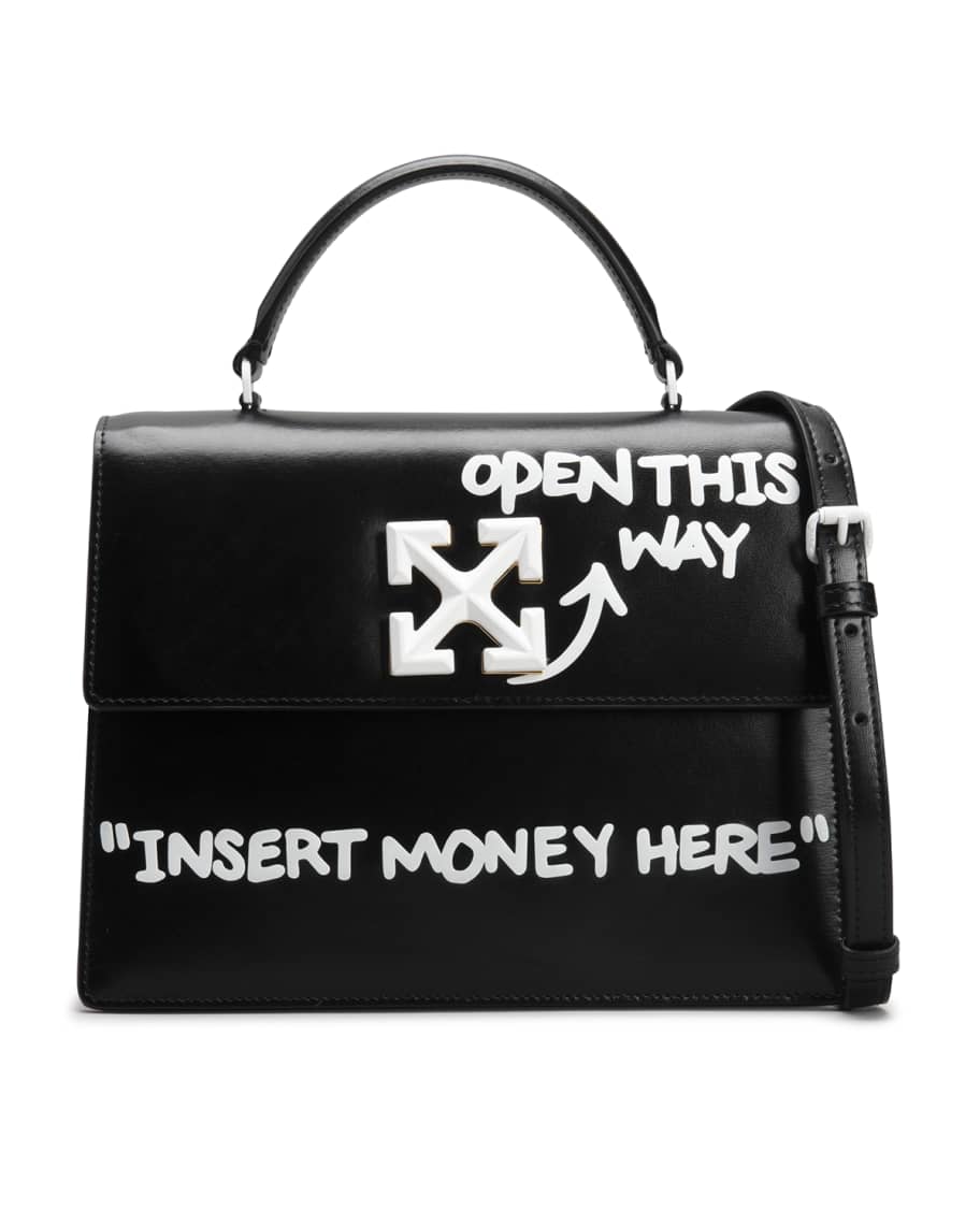 Jitney 2.8 patent leather bag Off-White Black in Patent leather
