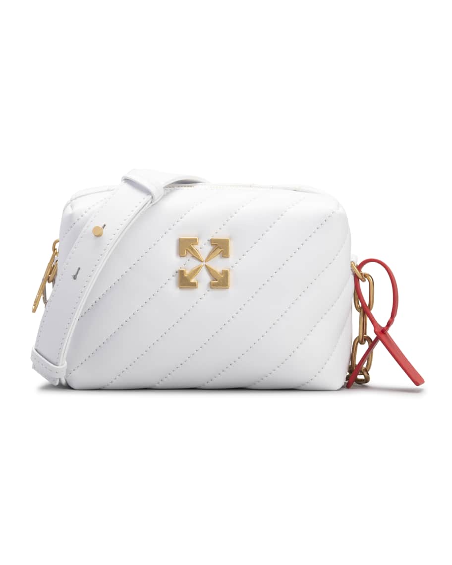 OffWhite Jackhammer Arrow Quilted Camera Crossbody Bag Neiman Marcus