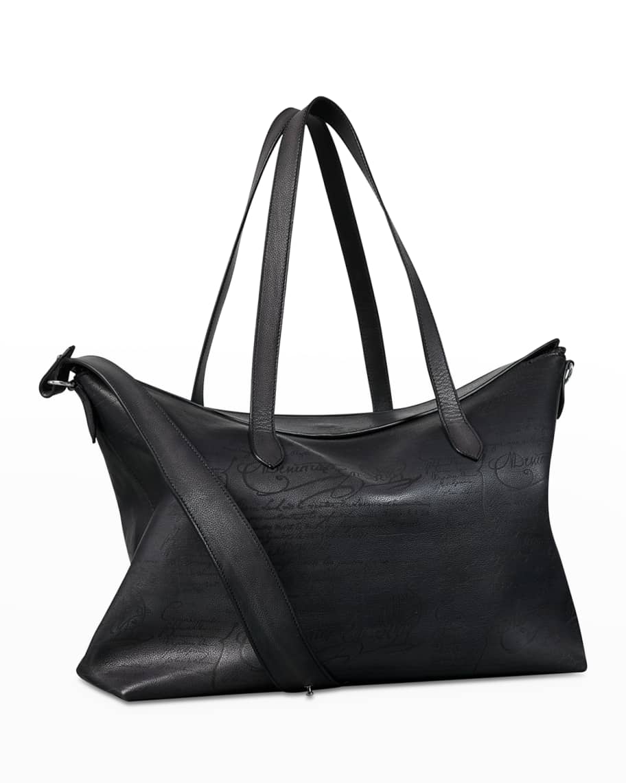 Berluti Men's Soft Leather Scritto Handbag | Neiman Marcus