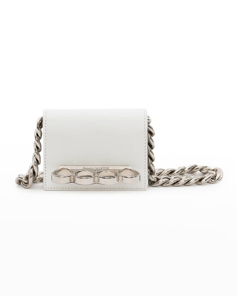 Alexander McQueen The Four Ring Micro Shoulder Bag | Neiman Marcus