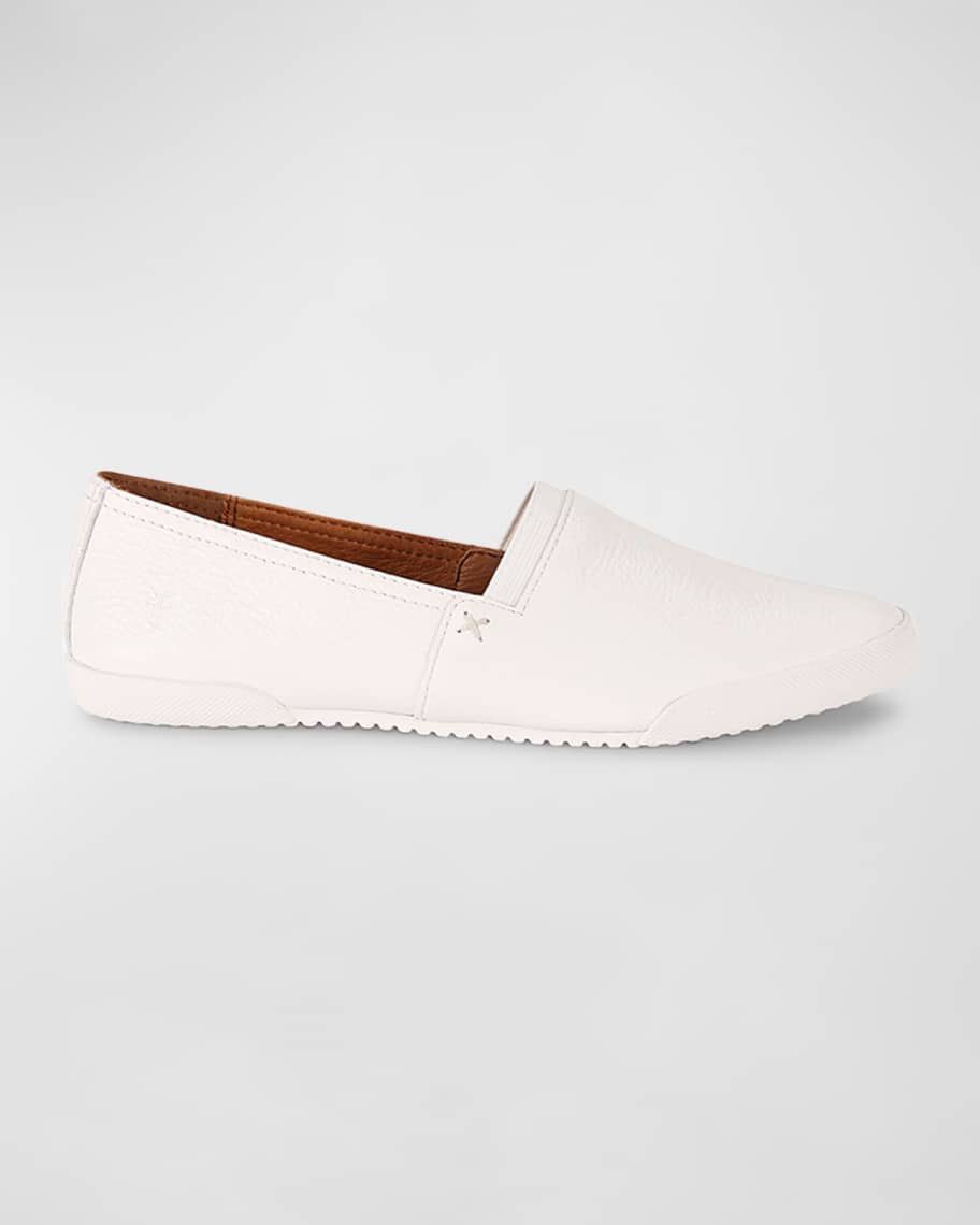 Frye Melanie Leather Slip On Sneakers Neiman Marcus