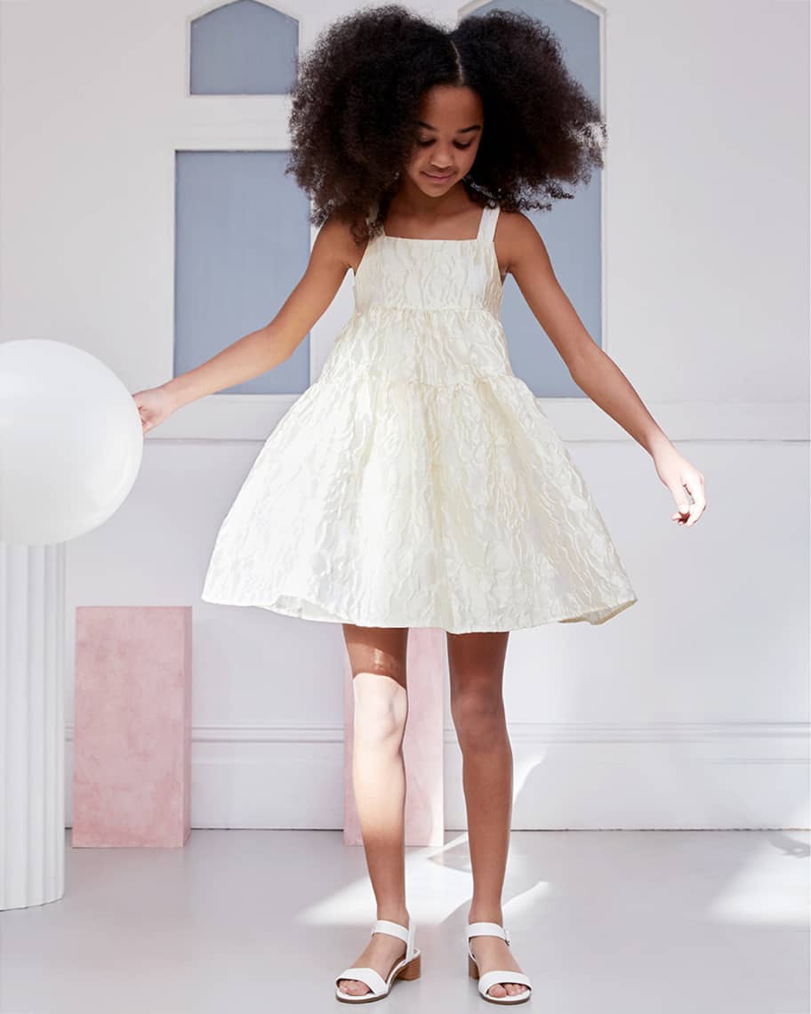 Bardot Junior Girl's Kiya Textured Tiered Dress, Size 4-16 | Neiman Marcus