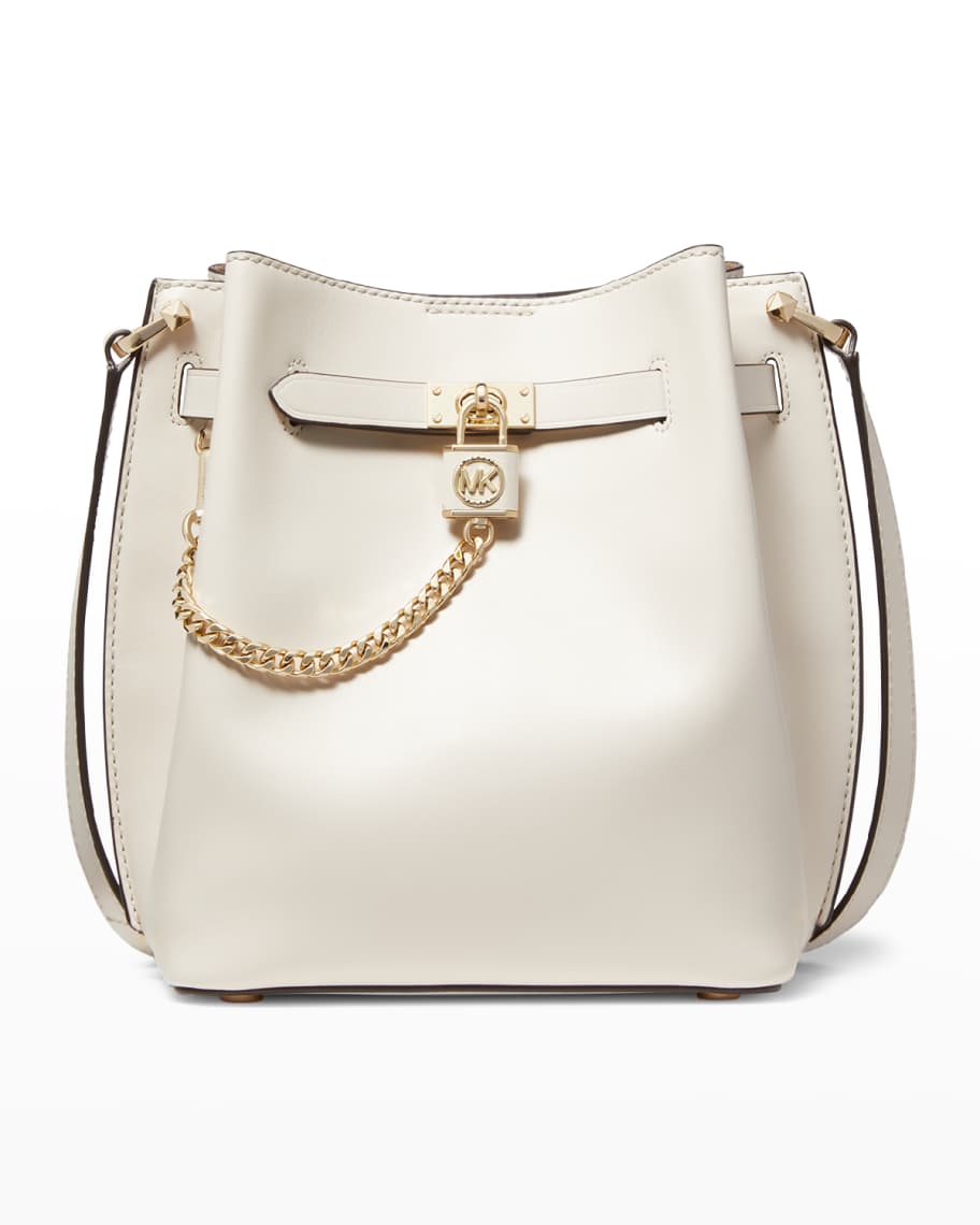 MICHAEL Michael Kors 'hamilton Legacy Medium' Shoulder Bag in Natural