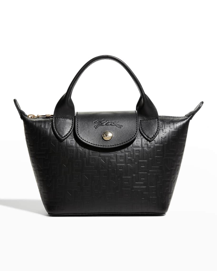 Shop Longchamp XS Le Pliage Leather Crossbody Tote