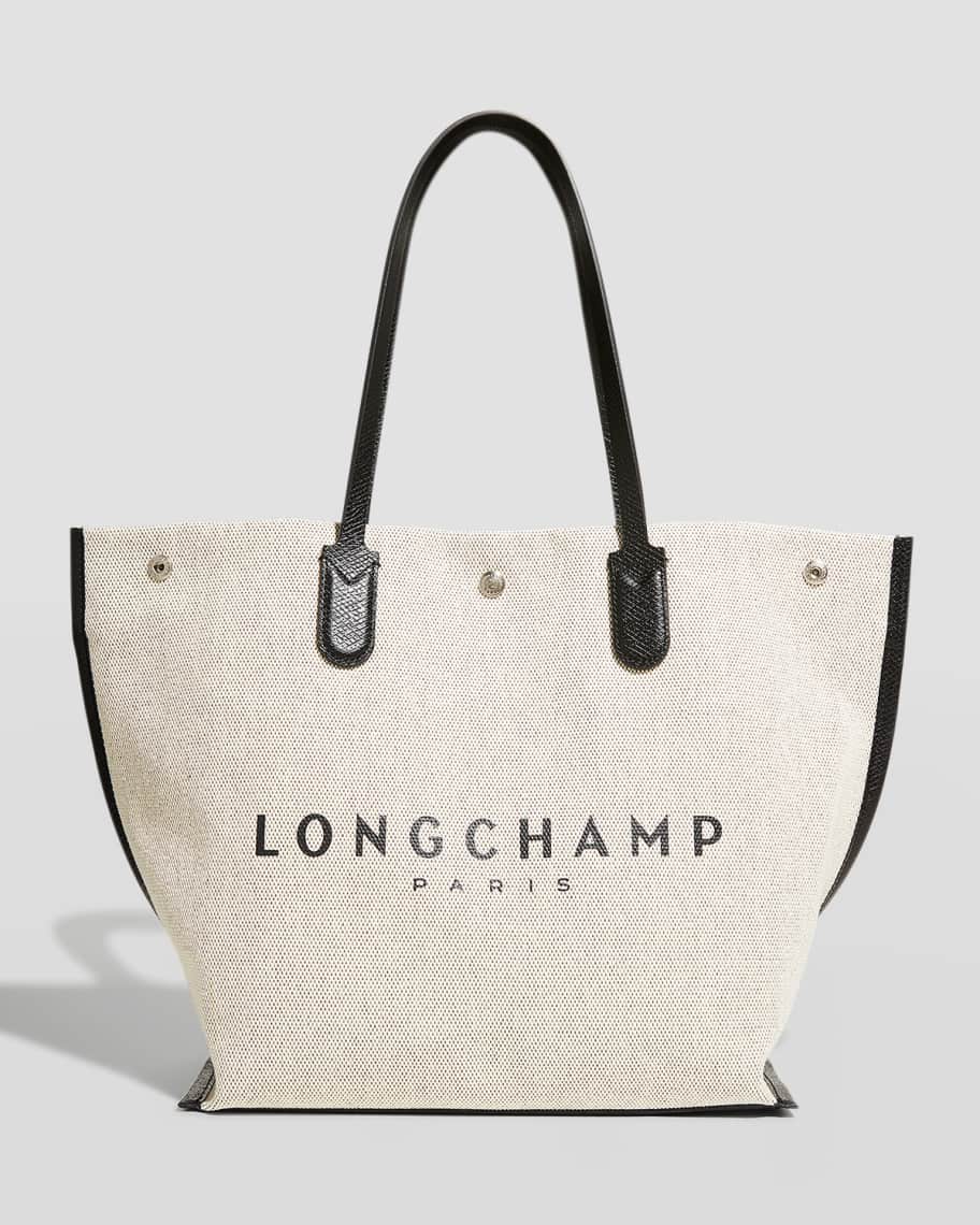 Longchamp Horse Logo Essential Canvas Tote Bag Neiman Marcus