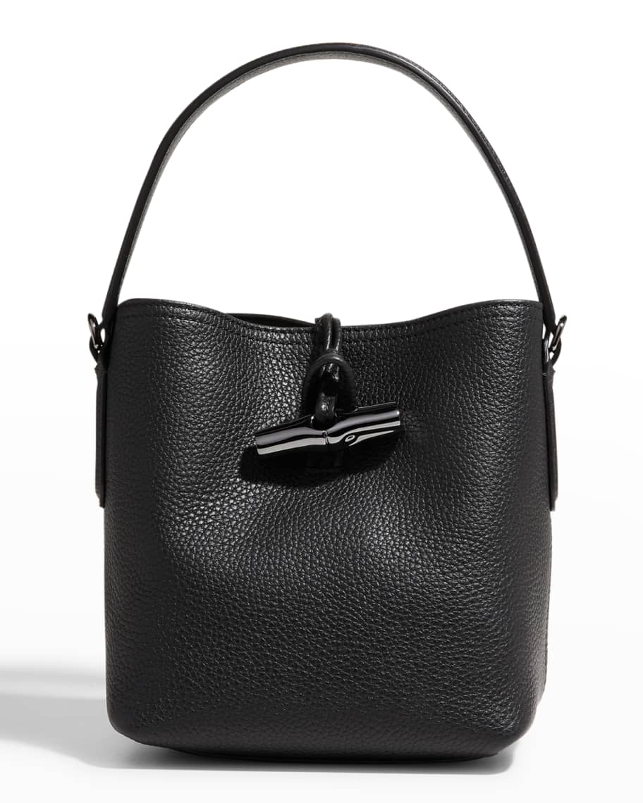 Longchamp Roseau Essential Leather Bucket Bag | Neiman Marcus