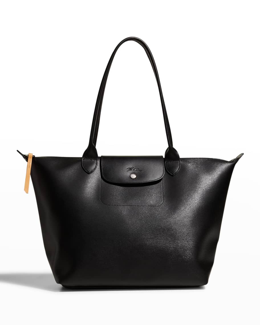Longchamp Le Pliage Cuir Small Crossbody Bag, $235, Neiman Marcus