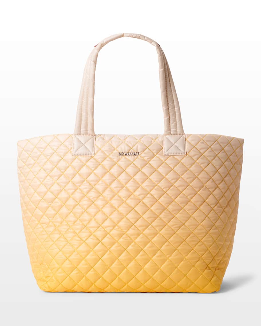 MZ WALLACE Large Metro Deluxe Ombre Quilted Tote Bag | Neiman Marcus