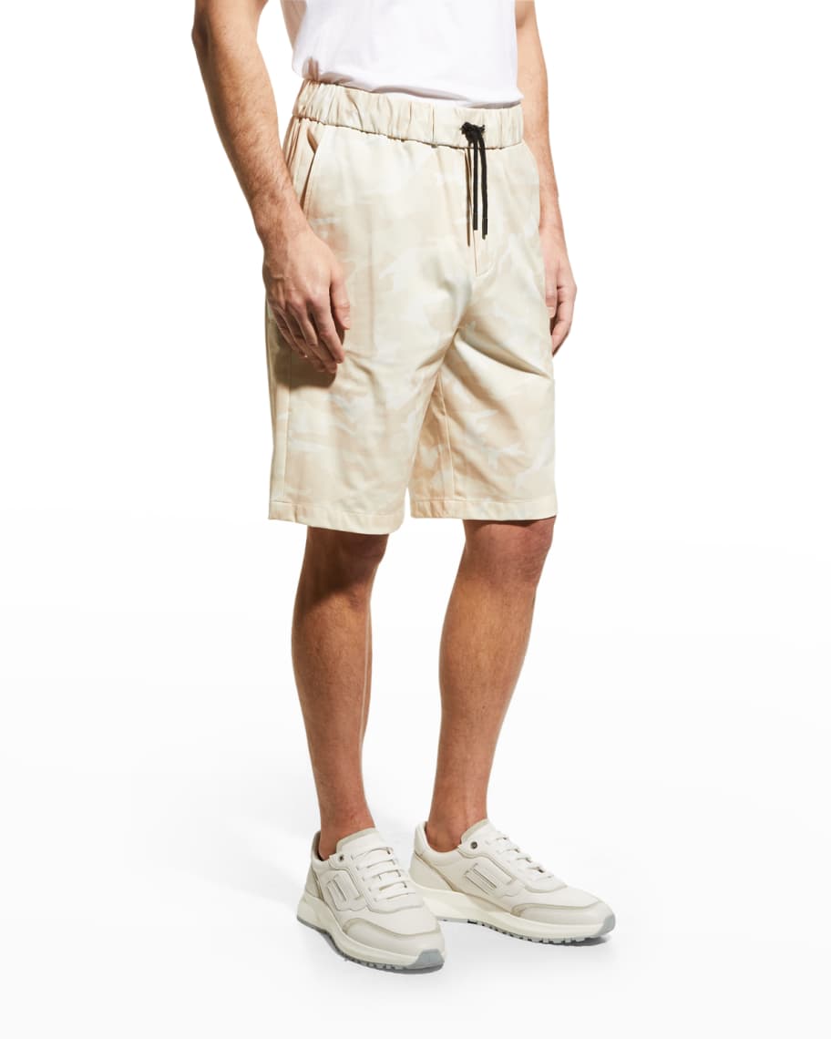 KNT Men's Camo Drawstring Shorts Neiman Marcus