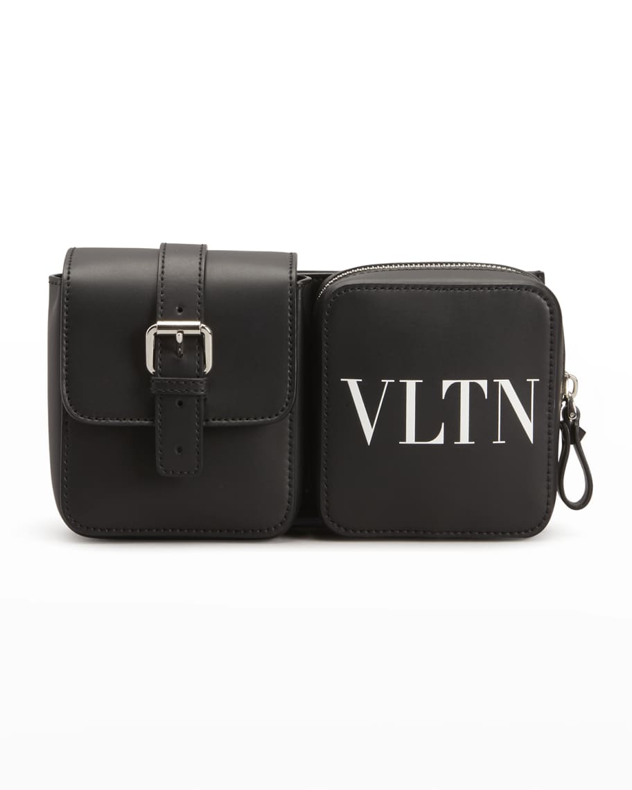 Vltn leather cross body bag - Valentino Garavani - Men | Luisaviaroma