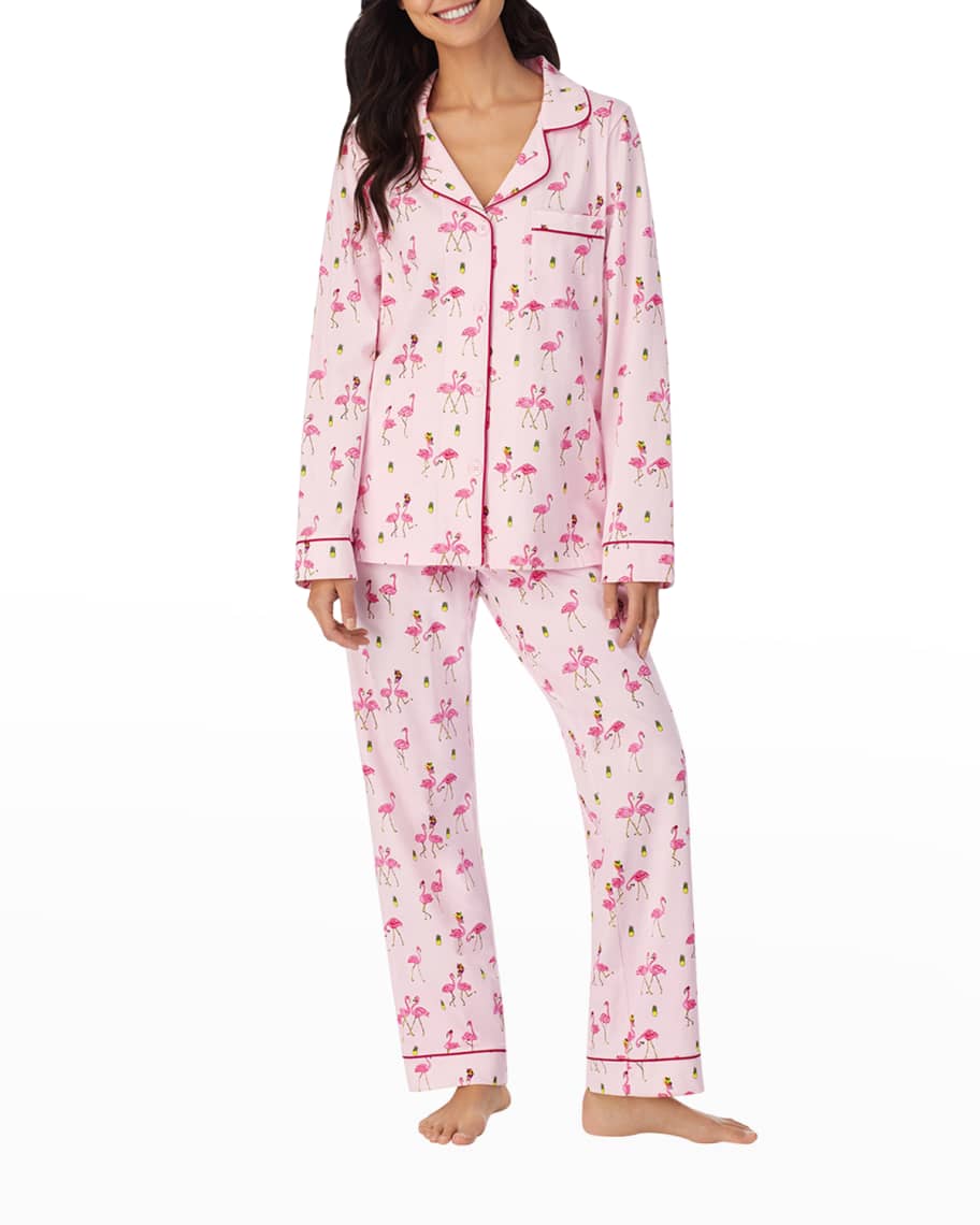 BedHead Pajamas Flamingo Cha Cha Long Sleeve Pajama Set Neiman