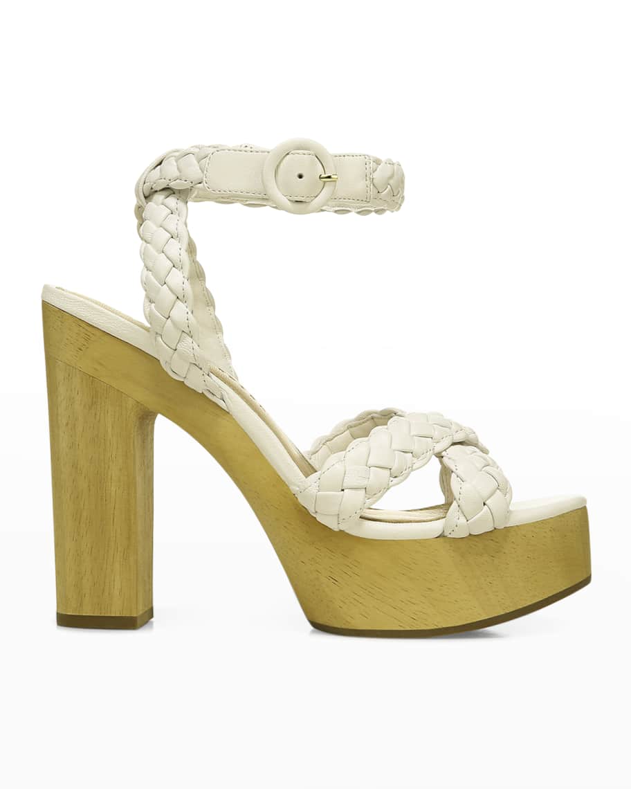 Disco raffia platform discount sandals